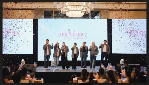 Marie France Group of Companies’ Business Development and Operations Manager Nico Share, COO Jacqueline Siy Share, Mikaela Lagdameo, Angeline Fiechter, Amanda Griffin Jacob, Ro